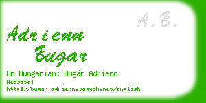 adrienn bugar business card
